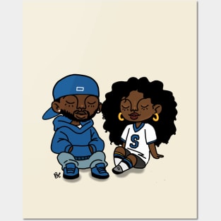 Kendrick Lamar and SZA II Posters and Art